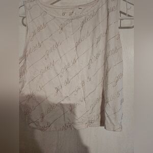 Guess Cream Quilted Sheets Luxurious Bedding